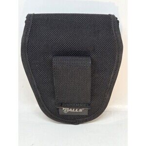 Galls Black Nylon Handcuff Pouch For Standard Sized Duty Belt